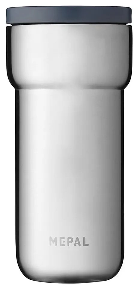 Ezüstszínű termobögre 375 ml Natural brushed – Mepal