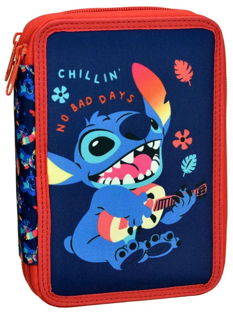 Disney Lilo és Stitch, A csillagkutya Chillin' tolltartó töltött 2 emeletes