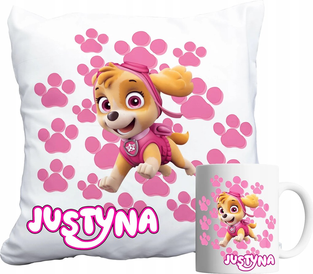 Bögre És Párna Szett Skye Skay Everest Mancs Őrjárat Ajándék +ajándék Név