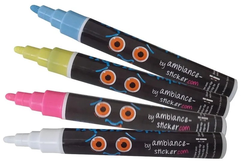 Liquid 4 db-os folyékony kréta szett táblára - Ambiance