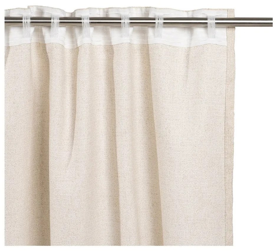 Krémszínű függöny 140x260 cm – Ixia