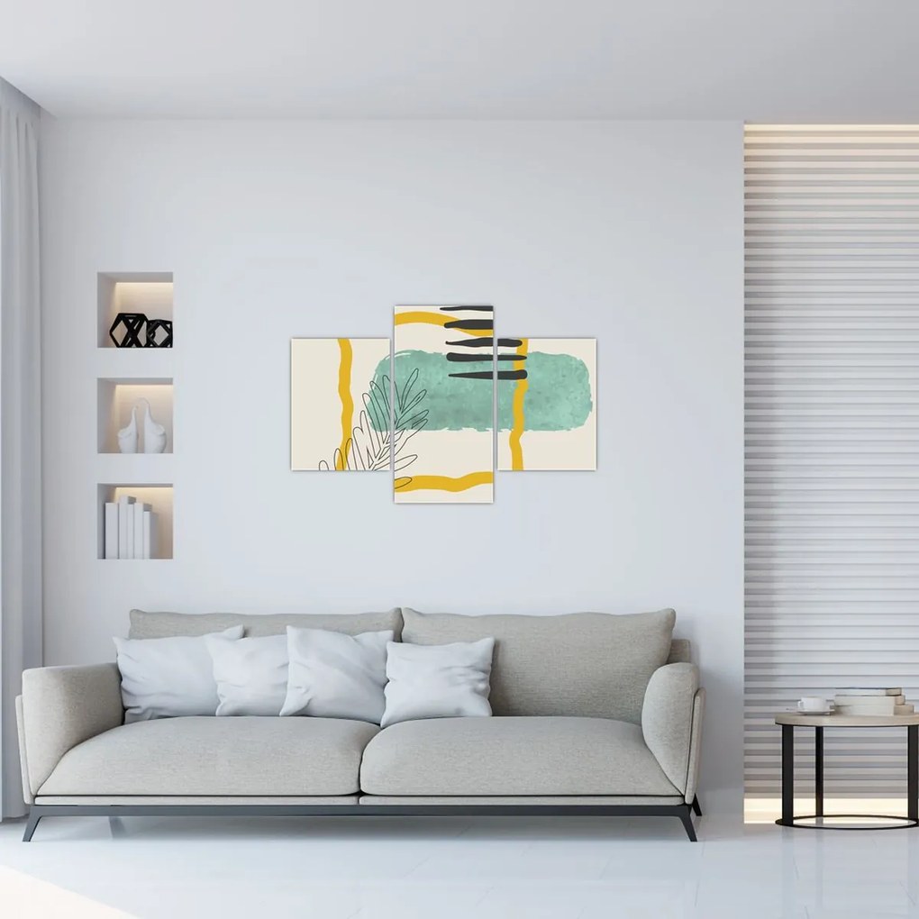 Kép - Absztrakt lapok N⁰2 (90x60 cm)