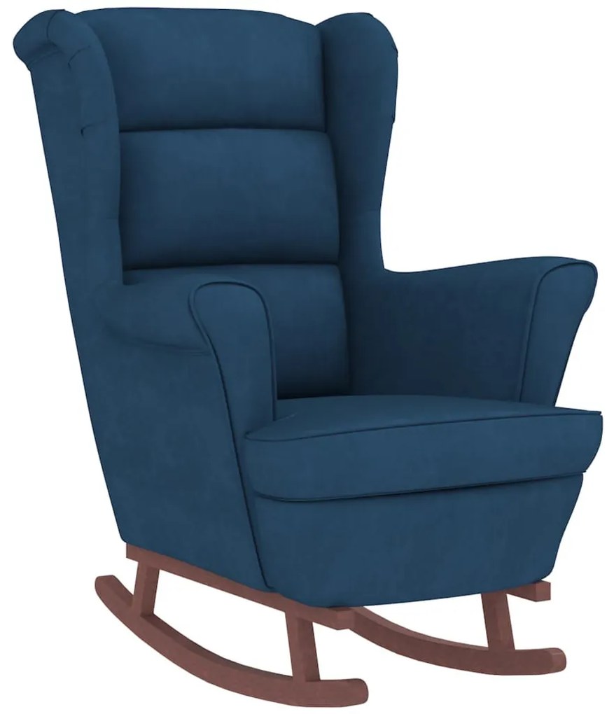 Kék Bársony és Tömörfa Hintaszék