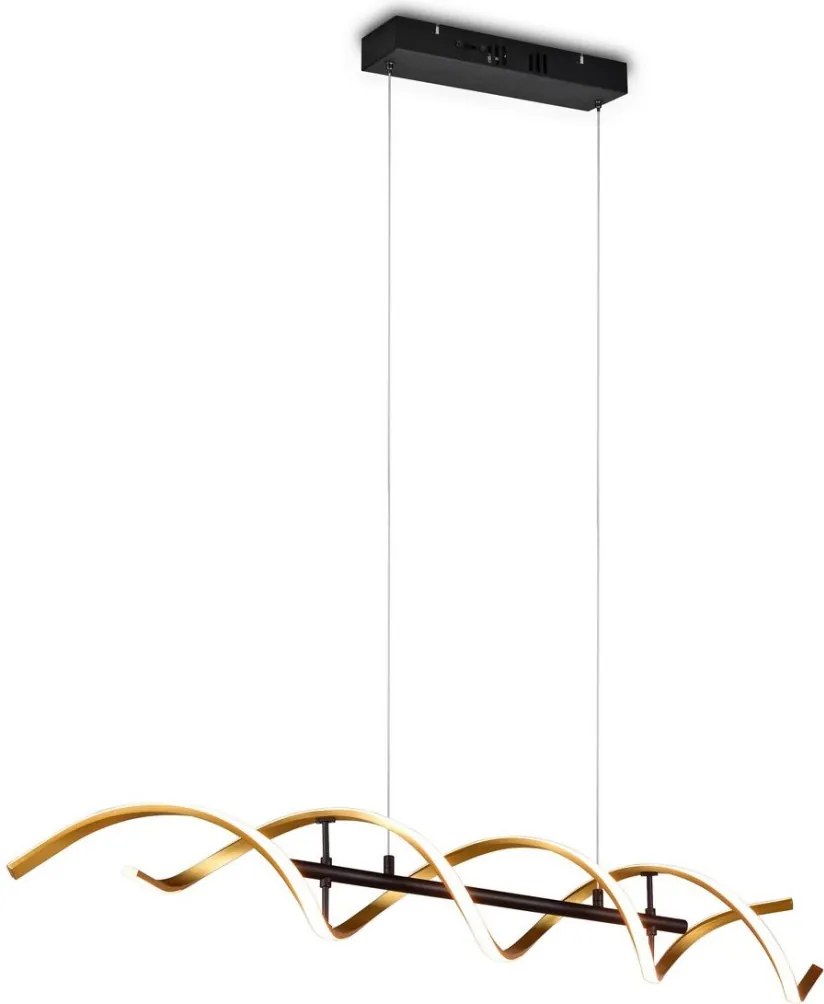TRIO 341810208 SEQUENCE Modern Led Függesztett Lámpa Arany LED IP20
