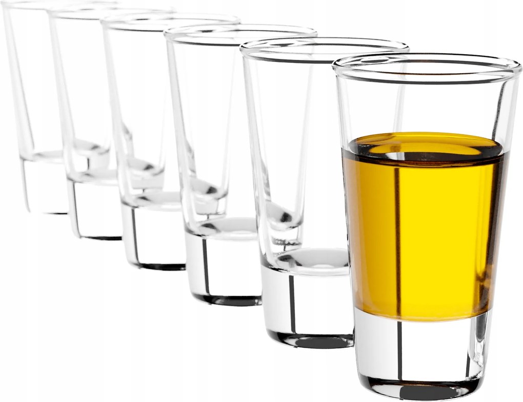 Vodka Poharak 28ml Shot Likőr Pohár Szett 6db-os