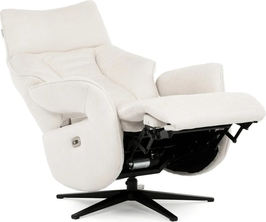 Elektromos relax fotel krém szövet TV-B3973 CRM2