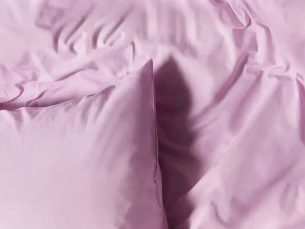 Pamut ágynemű CALMORA világos lila Ágyneműhuzat mérete: 2 db 70 x 90 cm | 200 x 220 cm