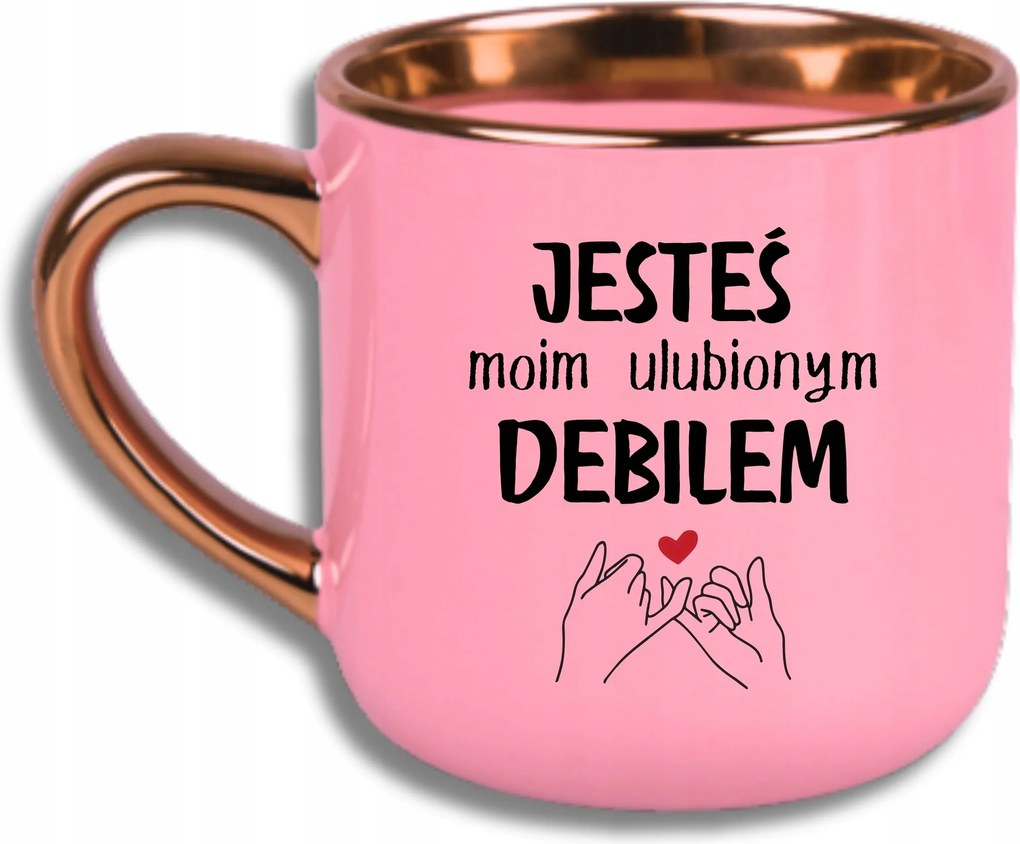 Bögre Rózsaszín Elegáns Nagy Vicces Ajándék Kedvenc