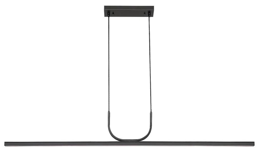 Rabalux 72127 - LED Csillár zsinóron ELIA LED/25W/230V 3000K fekete