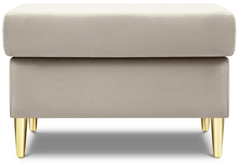 Bézs bársony lábtartó Kyoto – Cosmopolitan Design