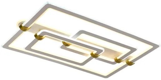 Fényerőszabályozható LED mennyezeti lámpa LED/280W/230V 3000-6500K + távirányító