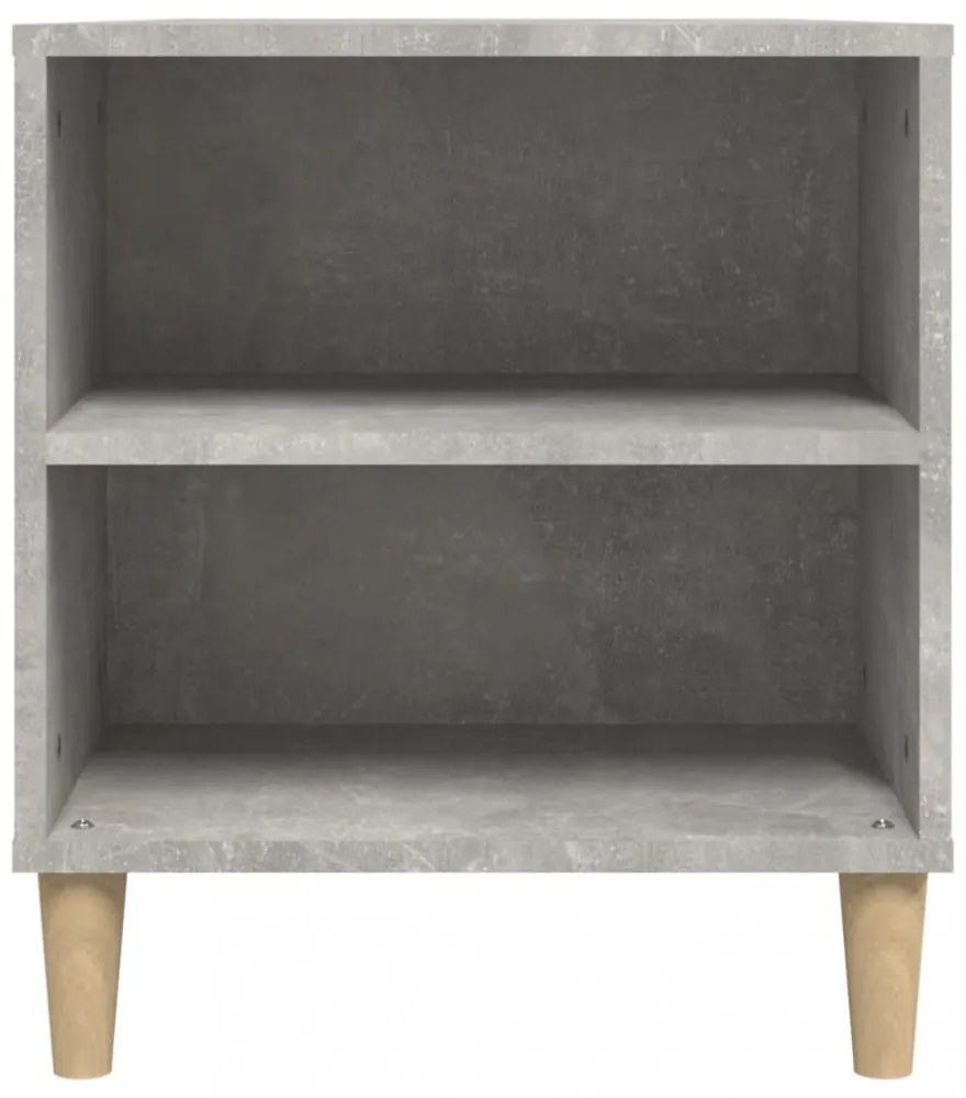 betonszürke szerelt fa TV-szekrény 102 x 44,5 x 50 cm