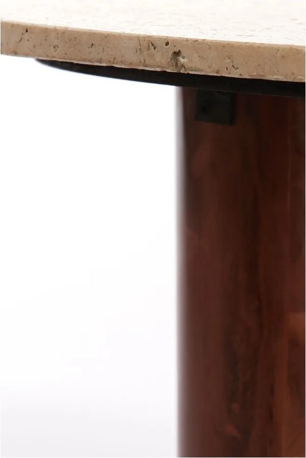 Barna dohányzóasztal 72x90 cm Mahelona – Light & Living