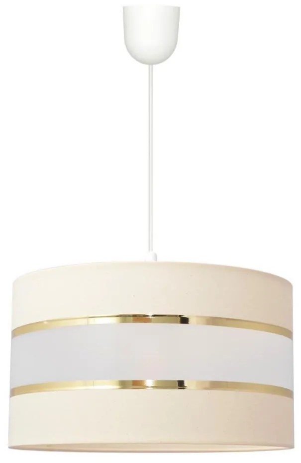 Csillár zsinóron HELEN 1xE27/15W/230V krém