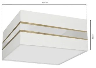 Mennyezeti lámpa ULTIMO 2xE27/60W/230V fehér