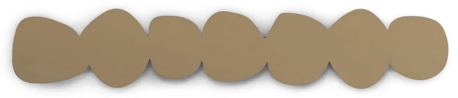 Bézs fém fali fogas 80 cm Tumulo – Spinder Design