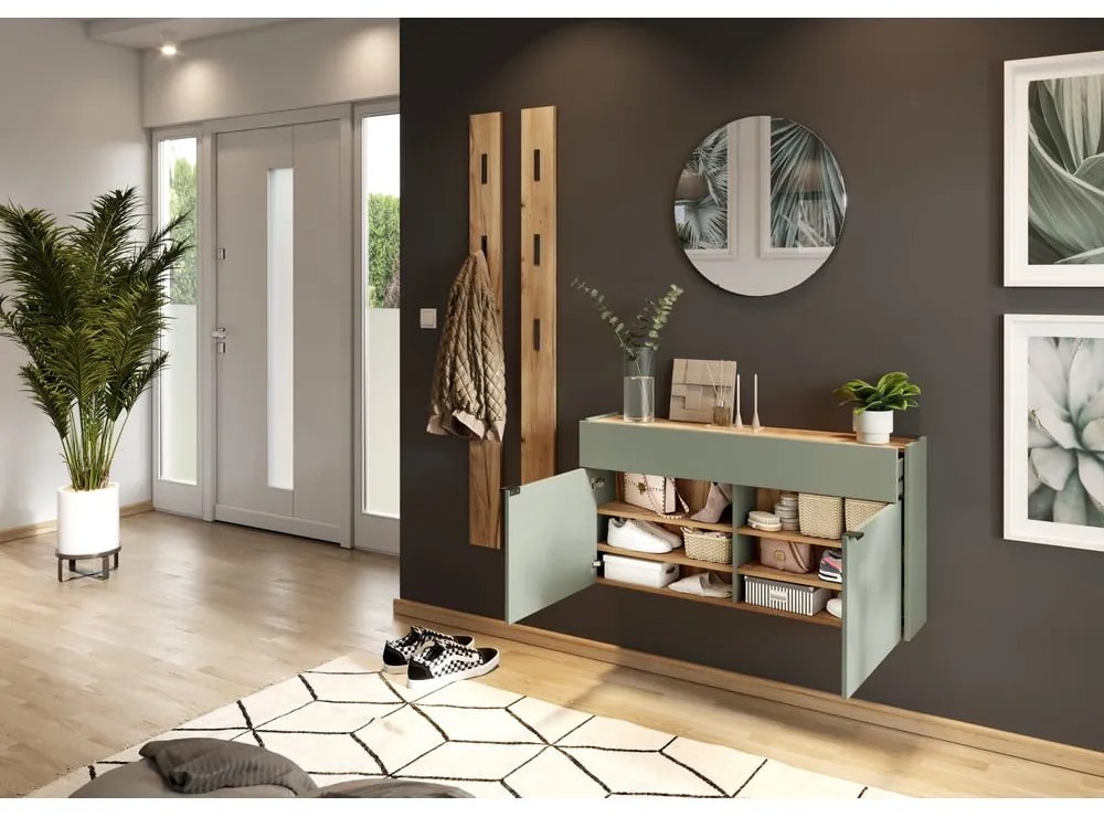 Zsályaszínű szekrény 110x57x22 cm Ameca – Germania