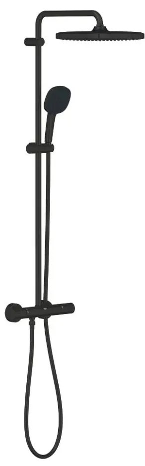 GROHE 266962431 - VITALIO COMFORT 250 zuhanyrendszer 250 × 250 mm fekete