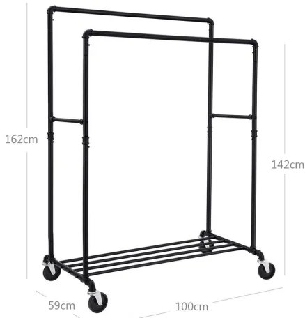 Mobil álló fogas LINEA fekete