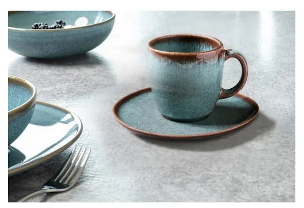 Like Lave türkiz-barna agyagkerámia csésze, 190 ml - Villeroy & Boch