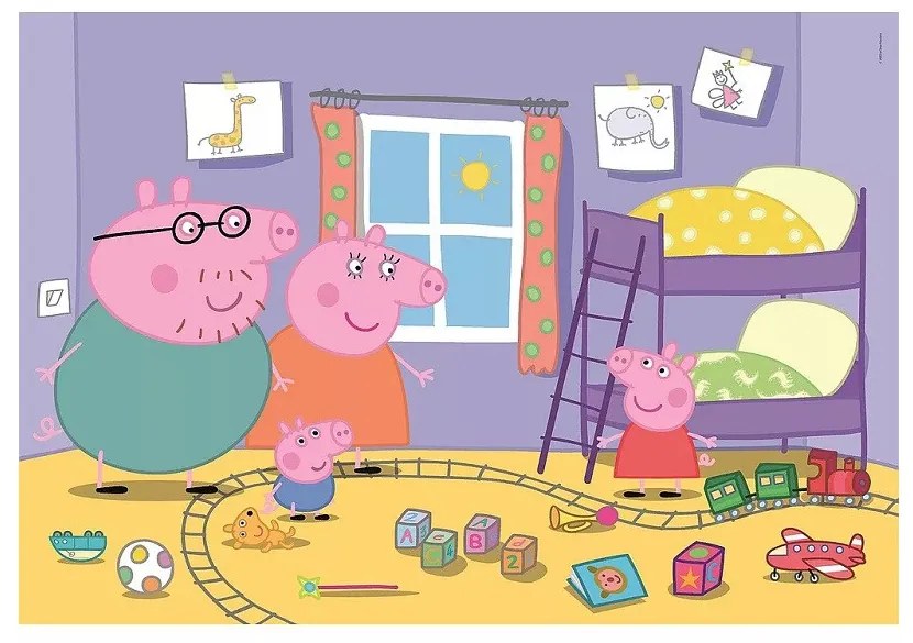 Peppa malac Play Room 60 db-os maxi puzzle Clementoni