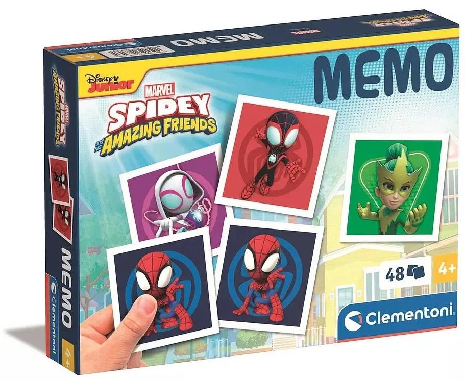Pókember Spidey memóriajáték 48 db-os Clementoni