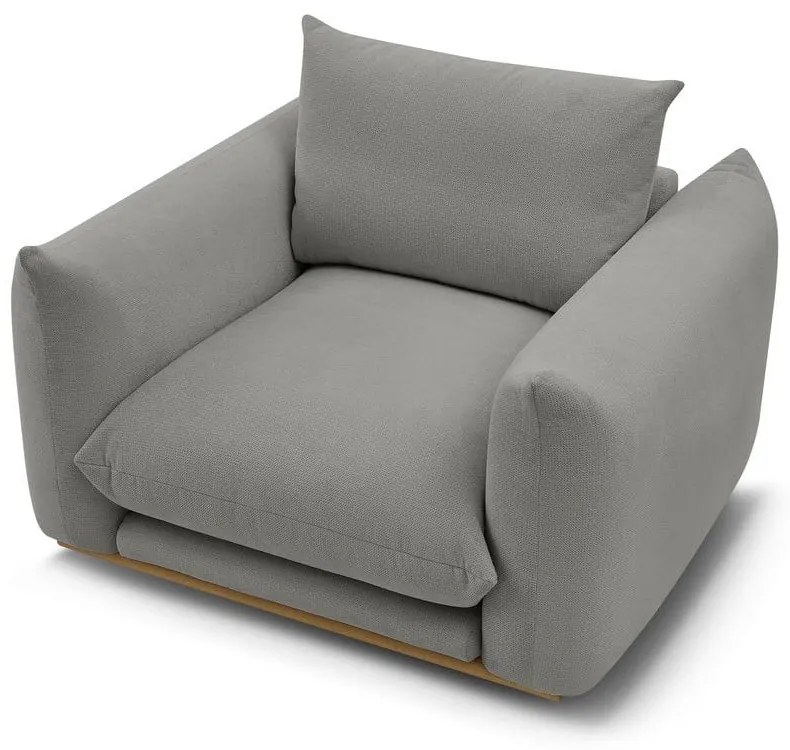 Szürke fotel Ernest – Bobochic Paris