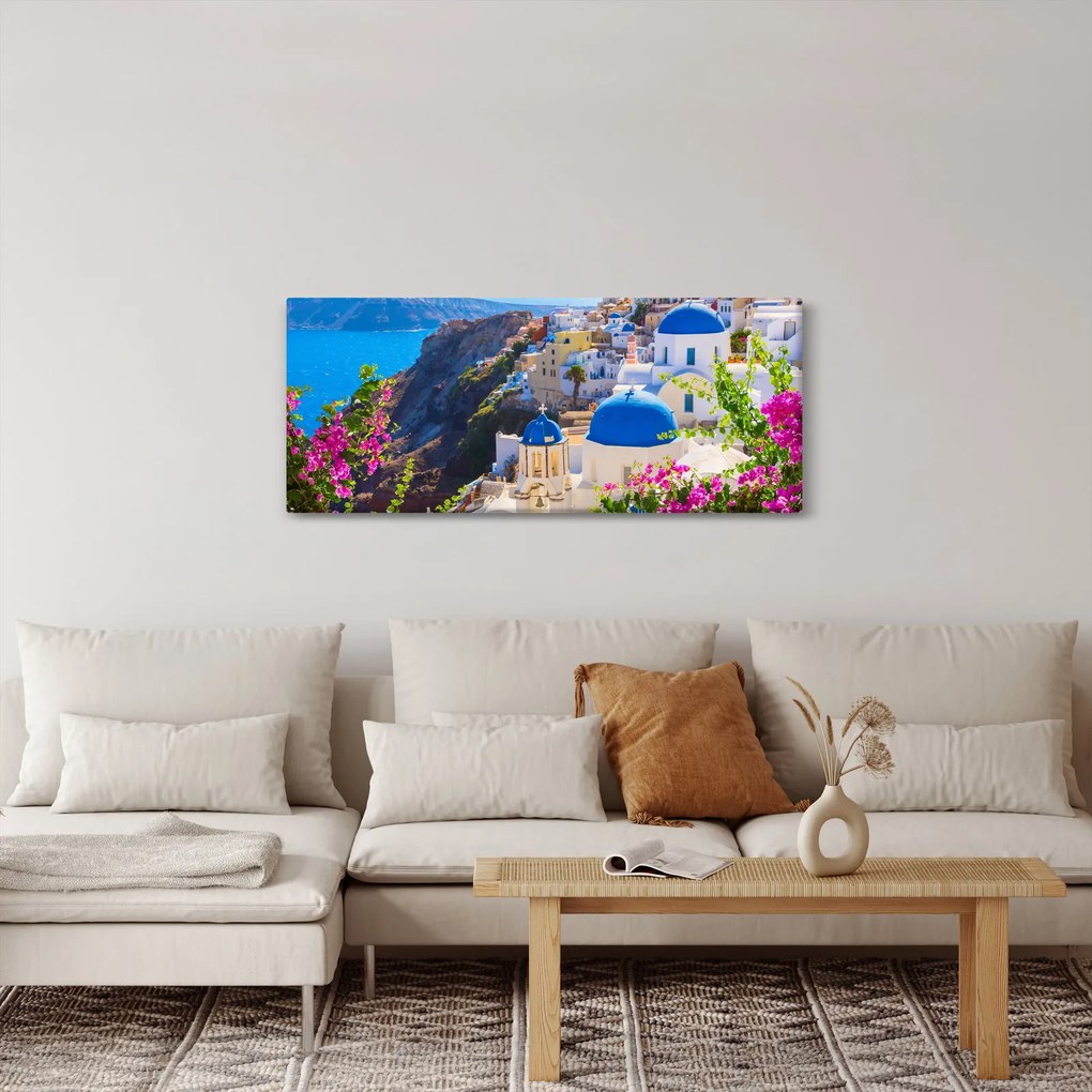 Kép - Santorini, Görögország (120x50 cm)