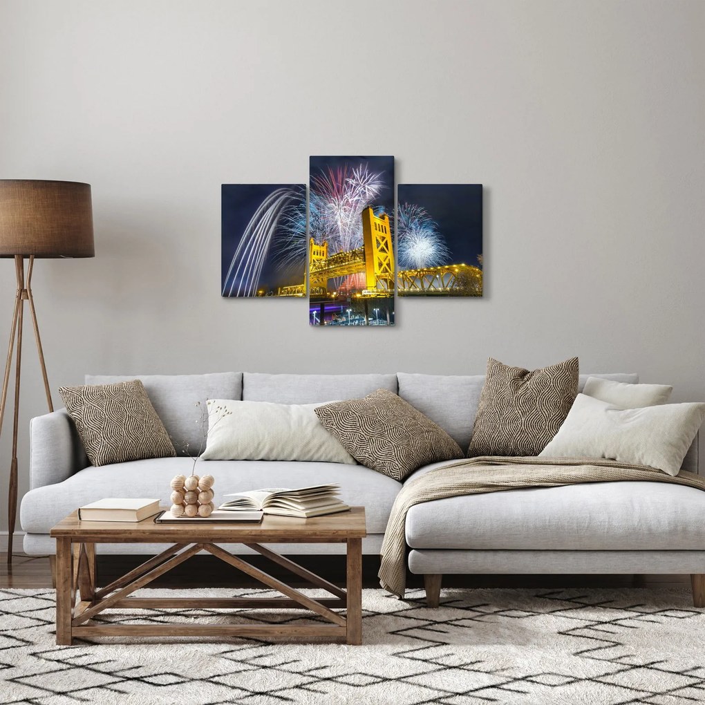 Kép - Szilveszteri éjszaka (90x60 cm)