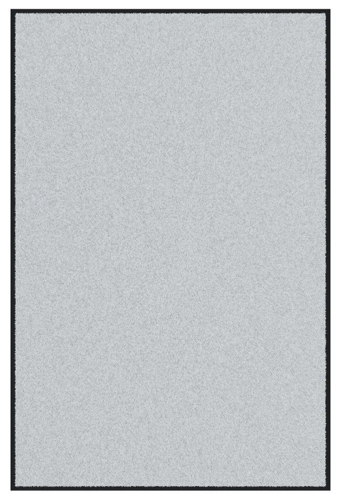 Ajtószőnyeg Szürke és fekete 120 x 180 cm Polipropilén és vinil