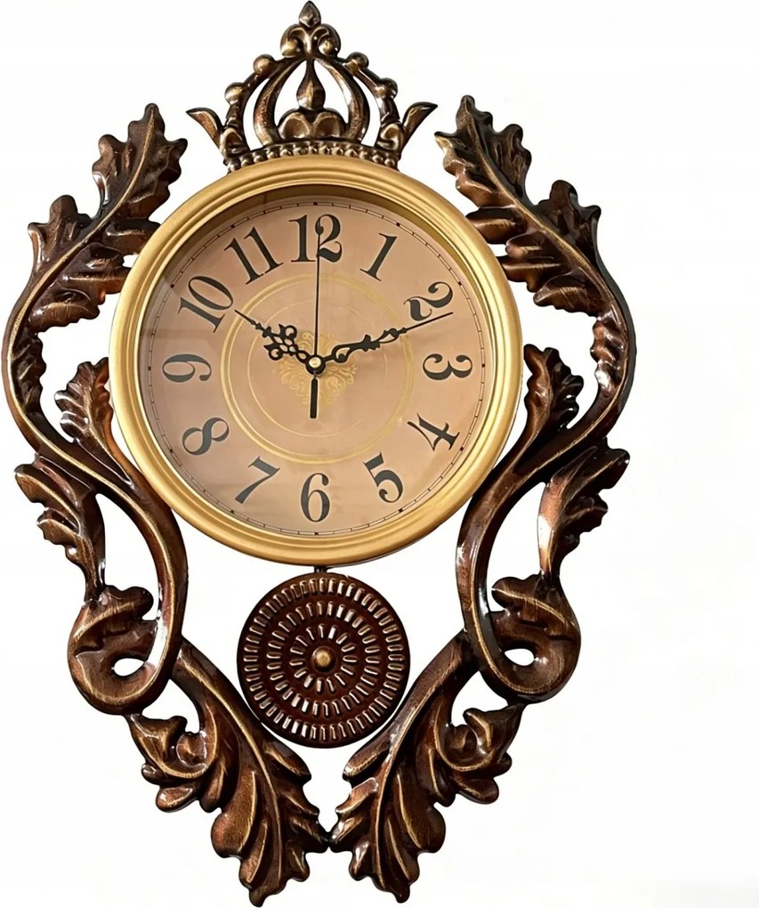 Falióra, fém, 54 cm, arany