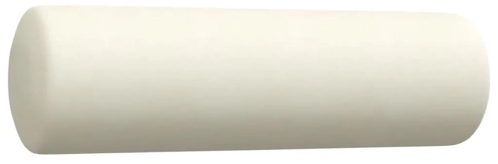 4 részes krémszínű bársony ülőgarnitúra párnákkal