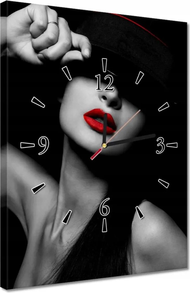 Órák 30x40 Vörös ajkak Rúzs