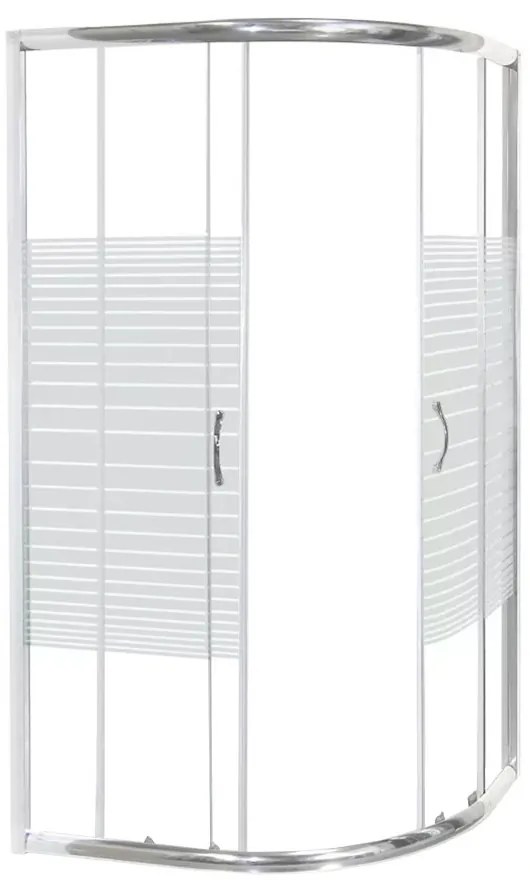 Madera 100x80 univerzális íves zuhanykabin tálca nélkül