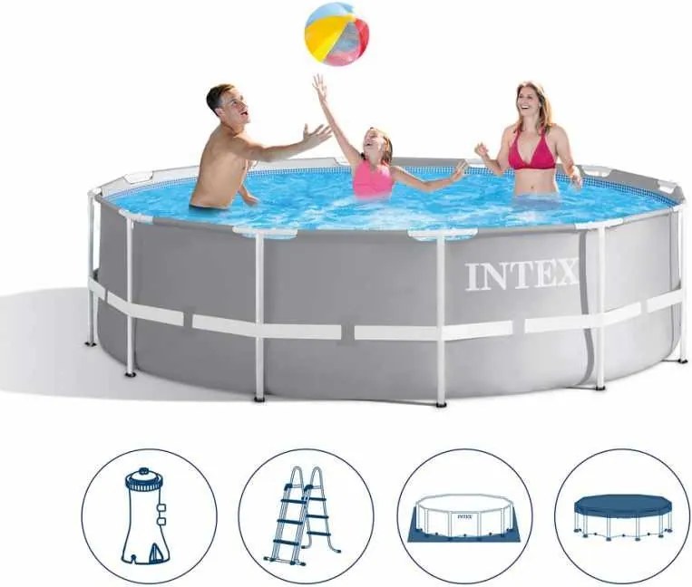 INTEX MetalPrism Set fémvázas medence 427 x 107 cm (26720)