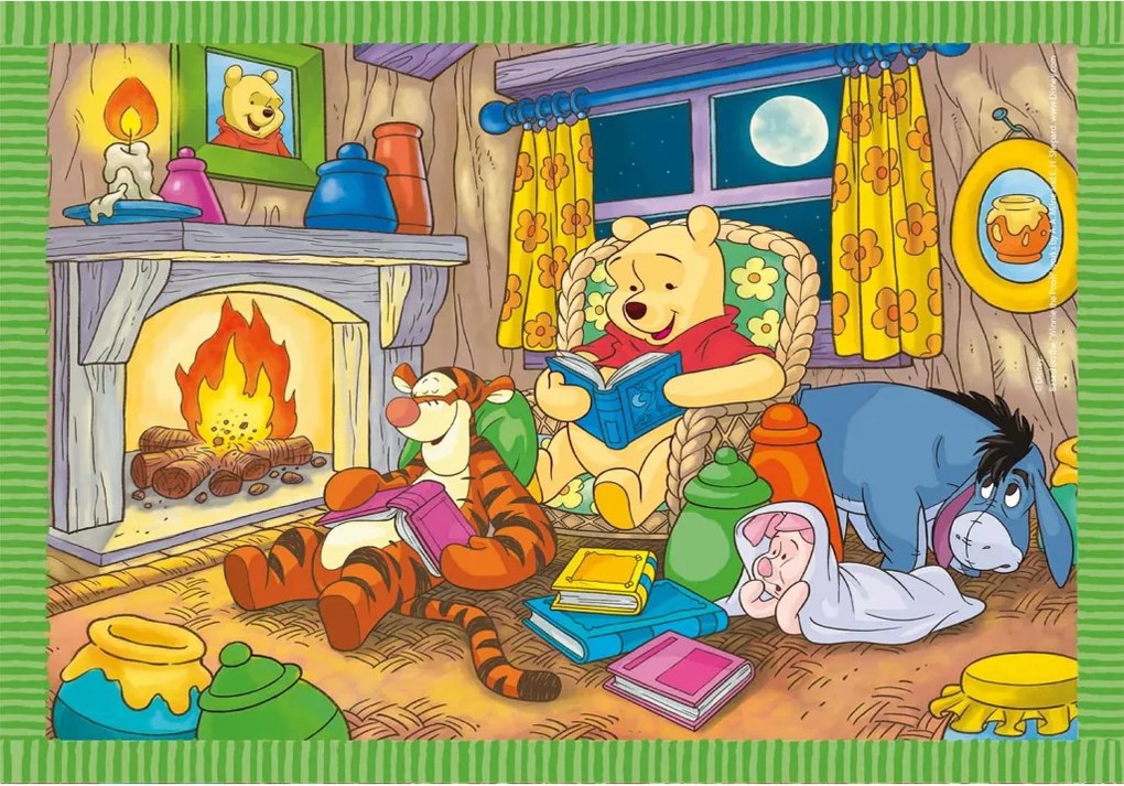 Disney Micimackó Fun Days Forever 4 az 1-ben puzzle Clementoni