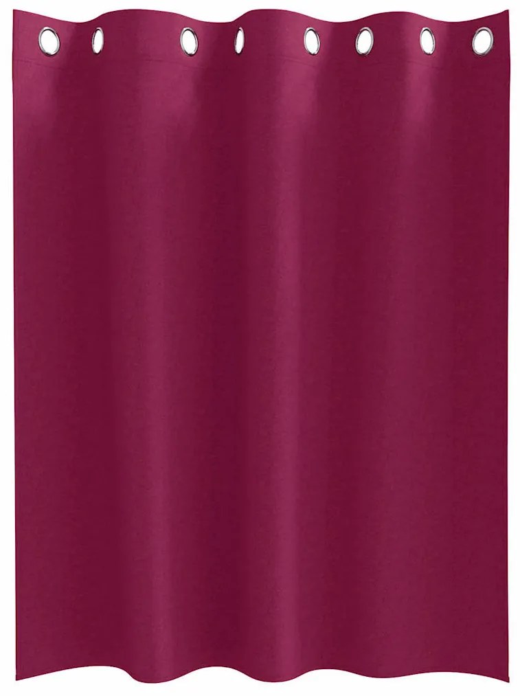 Függönyök függönyökkel 2 pcs Bordó 140x140cm Poliészter