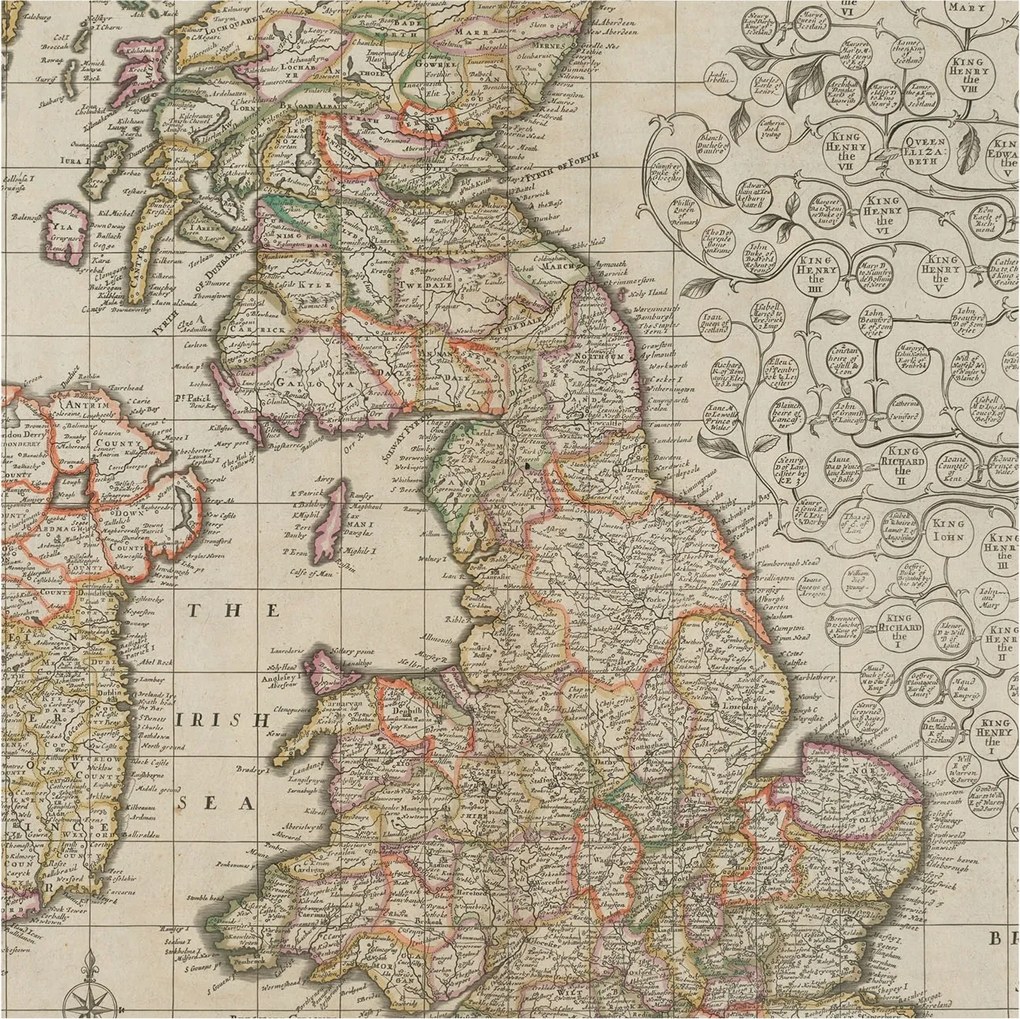 Flizelin tapéta Divatos 3D fali ragasztóval Antik térkép 250x250 Ragasztó