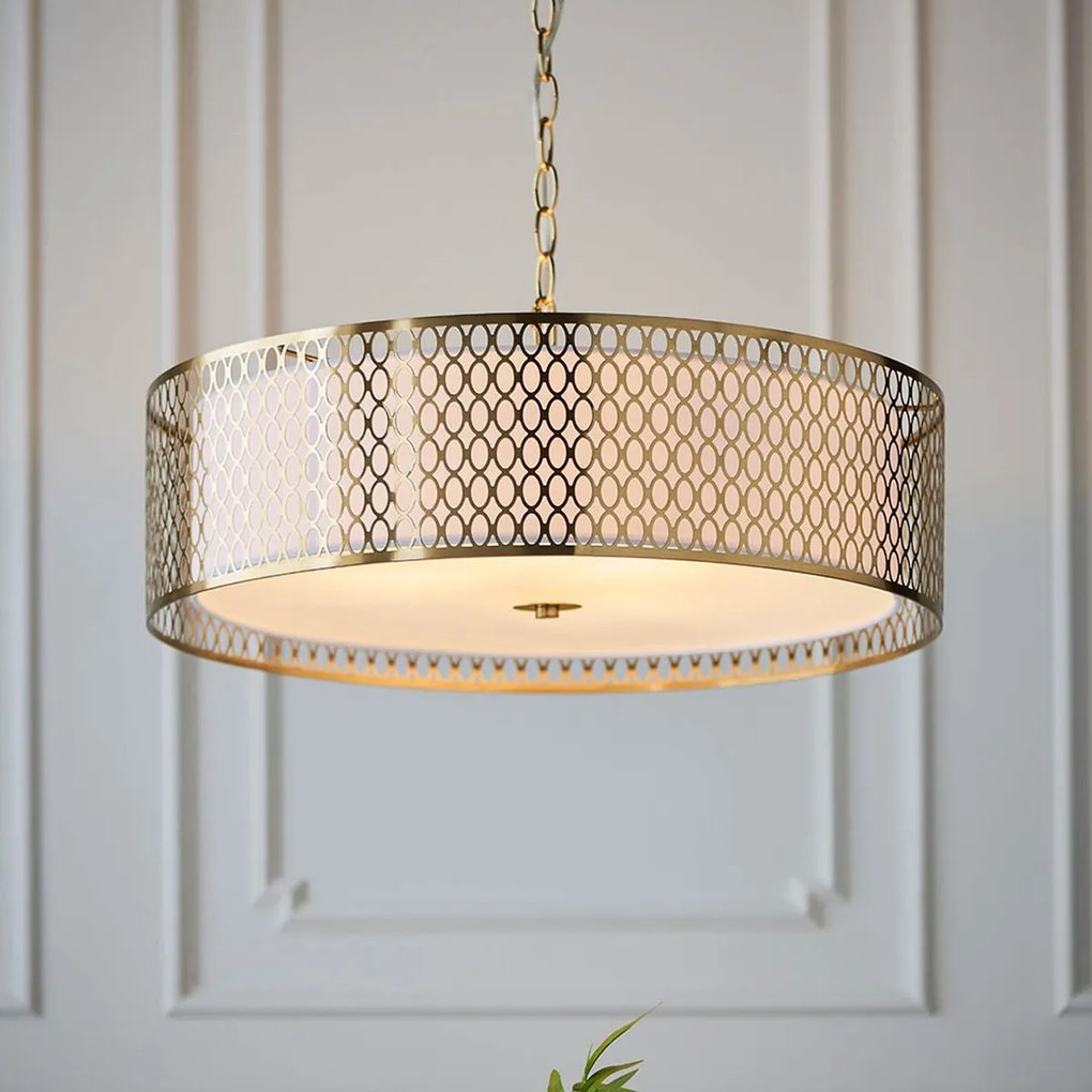 Endon glamour modern függeszték cordero fehér arany matt üveg end101569