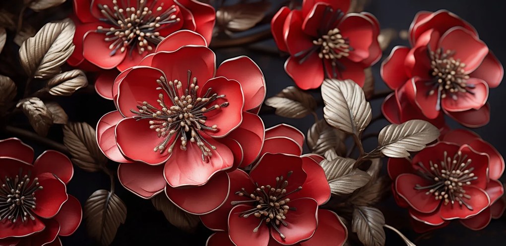 Poszter 91,3x44,5cm Virágos mese