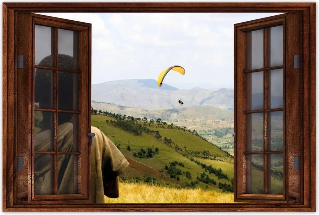 Poszterek 90x60 Ejtőernyős repülés