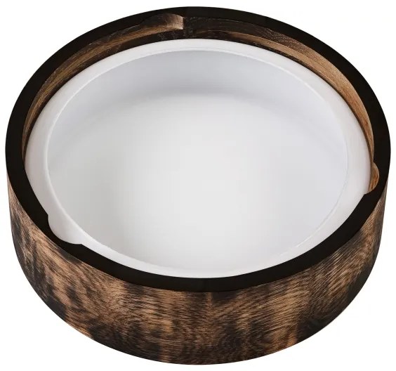 Fürdőszobai mennyezeti lámpa OAK SMOKY 2xE27/15W IP54, 27,5 cm, tölgy/barna