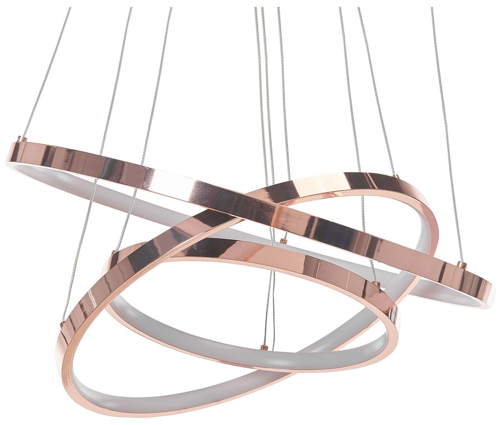 Rosegold fém LED függőlámpa ATREK Beliani