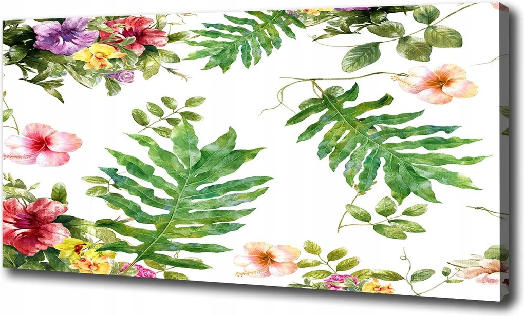 Vászonkép Virágos mintás 100x70 cm