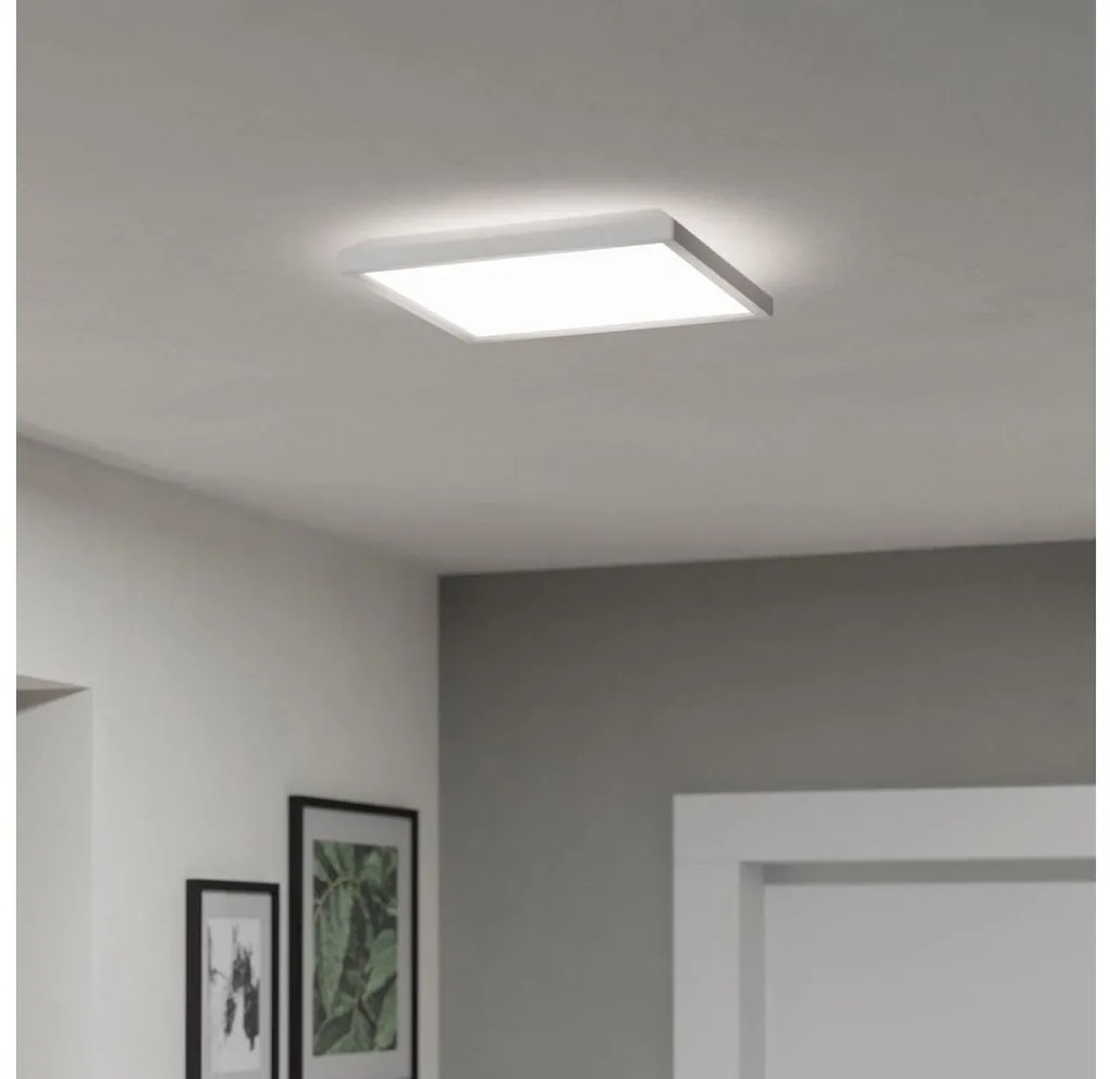Eglo 901449 - LED fürdőszobai mennyezeti lámpa ROVITO 13,4W/230V 29x29cm IP44 fe
