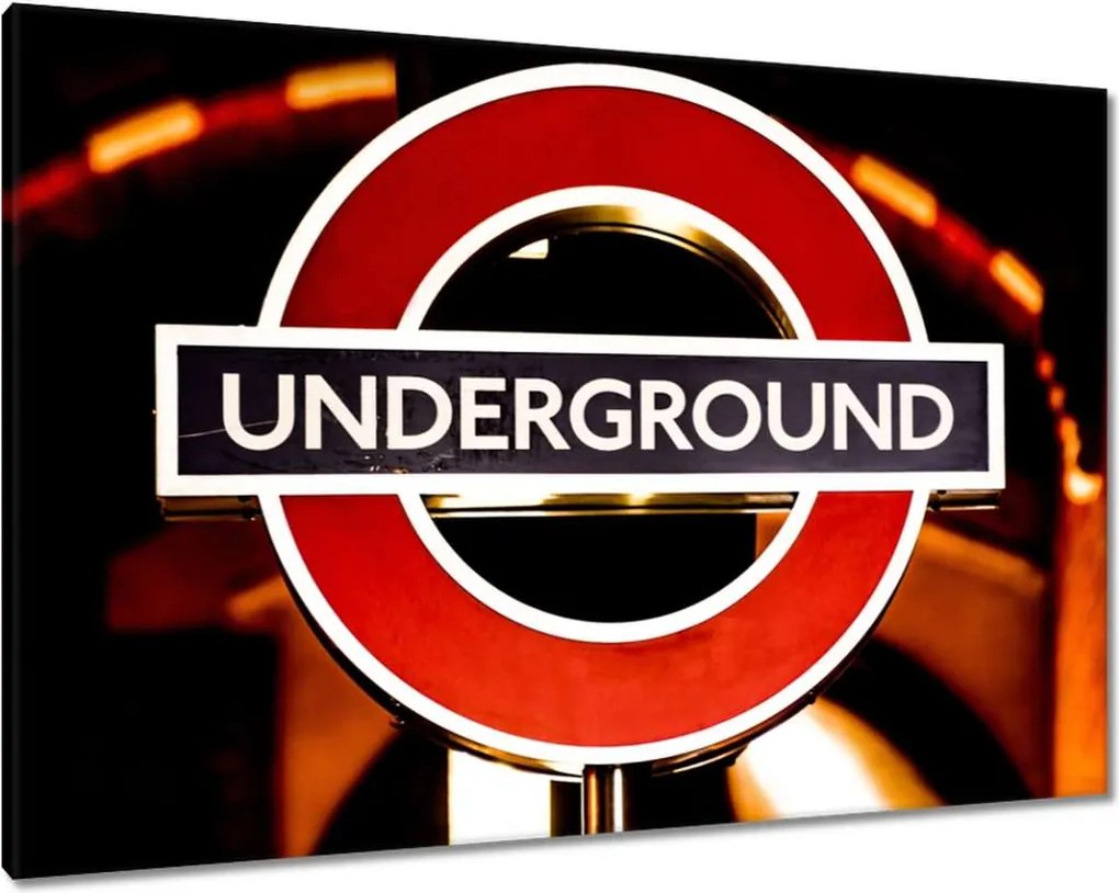 Festmények 100x70 Underground London