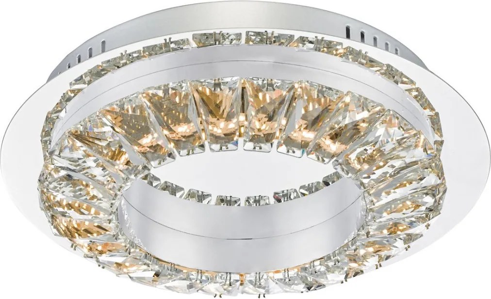 DAR LIGHTING ALT5250 ALTAMURA Kristály Mennyezeti Lámpa Csiszolt Króm LED IP20