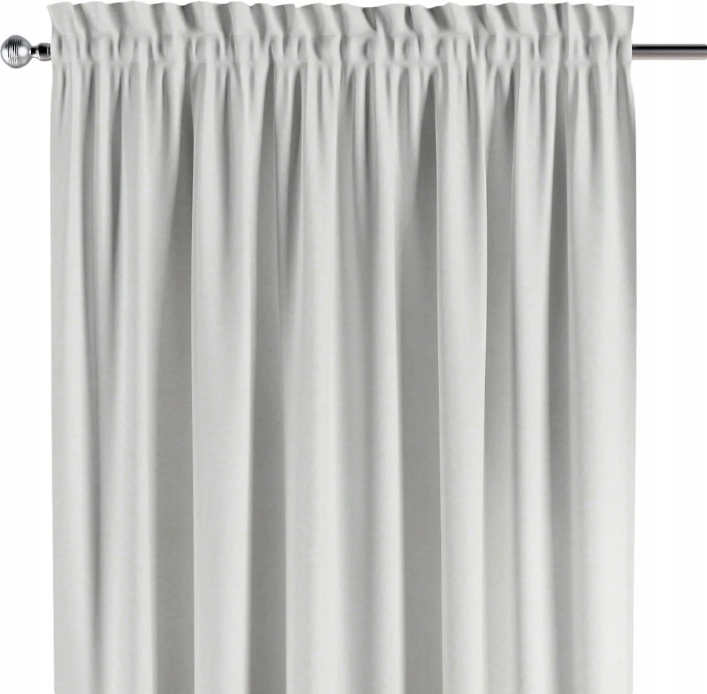 Csatornafüggöny frufruval 1 db 130x245cm fehér