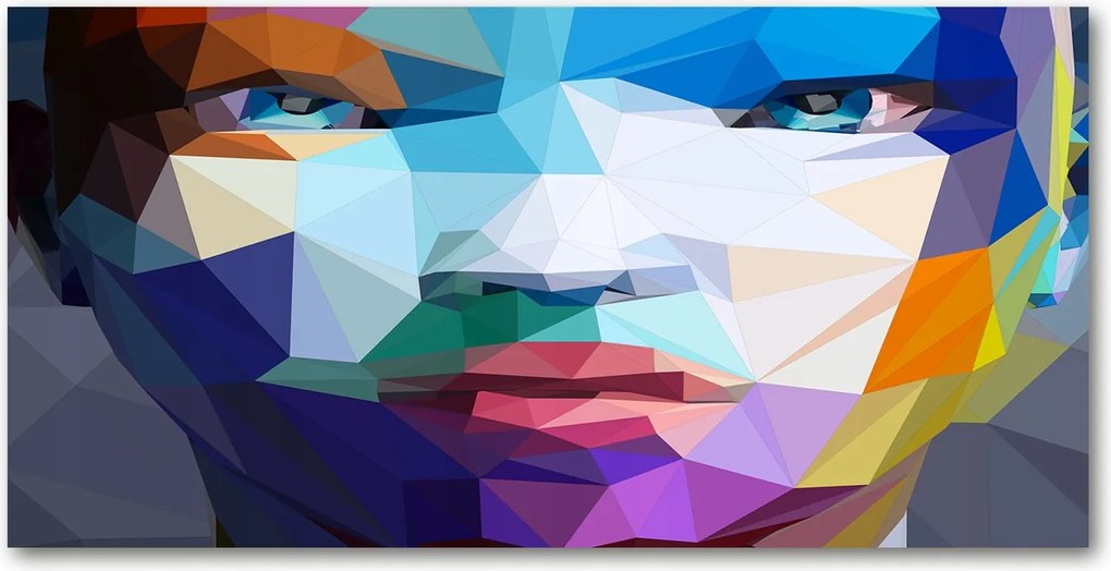 Fotó-üvegkép Absztrakt nő 140x70