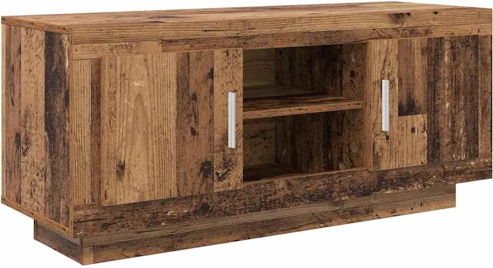 vidaXL TV szekrény Öreg fa 102 x 35 x 45 cm Faanyag